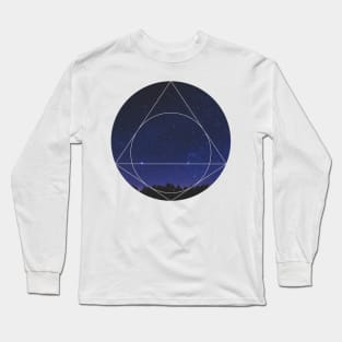 Magical Universe Geoemtric Photography Long Sleeve T-Shirt